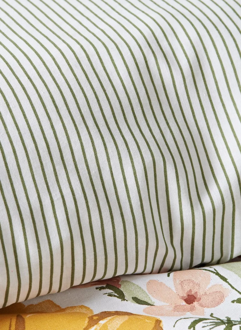 Matalan Multi Multicolour Floral Ruffle Trim Duvet Set  | Best Price UAE